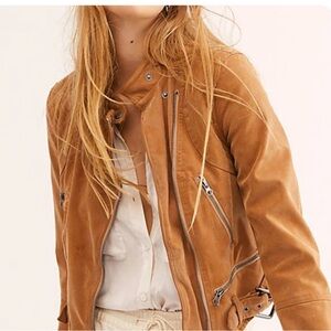 Free People We The Free Faux Leather Moto Jacket